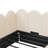 Elegant Beige Velvet Upholstered Sofa Bed With Footstool And Hydraulic Storage, Metal Slatted Frame, Suitable For Both Adults And Children; Mattress Not Included-1516945865