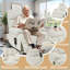 Fauteuil inclinable électrique surdimensionné inclinable, inclinable électrique en tissu avec télécommande Poche latérale | Gris clair
