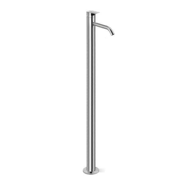 Acquaco Linki Tek Zero Single-Hole Single Handle Freestanding Lavatory Faucet with 7-5/8'' Spout Reach, Polished Gold PVD