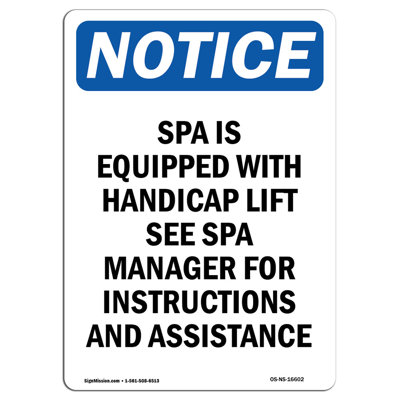 Accessible Lift Sign