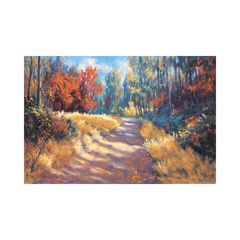 Early Autumn Trail by Bruce Mcadam - Wrapped Canvas Painting, 66.04 cm H x 45.72 cm W