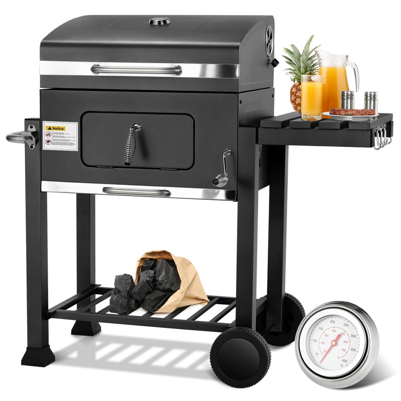 LIFERUN 124cm W Charcoal Grill
