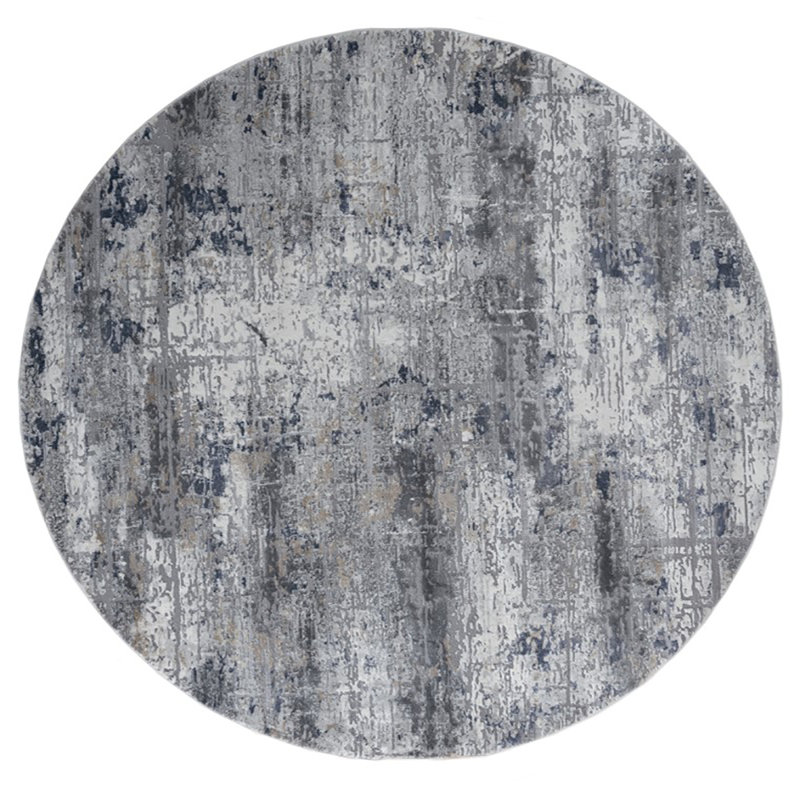 Emmeline Abstract Indoor Rug, Round 7'10"