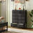 Tall Fabric Dresser With 12 Drawers For Bedroom, Closet, Chests Of Drawers, Fabric Storage Dressers, Steel Frame-890255220