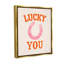 "Lucky You Horseshoe" par Victoria Barnes sur toile-894482178-894482182