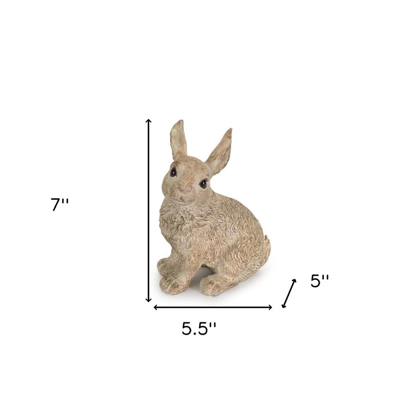 Ensemble de trois figurines de lapin 7 "