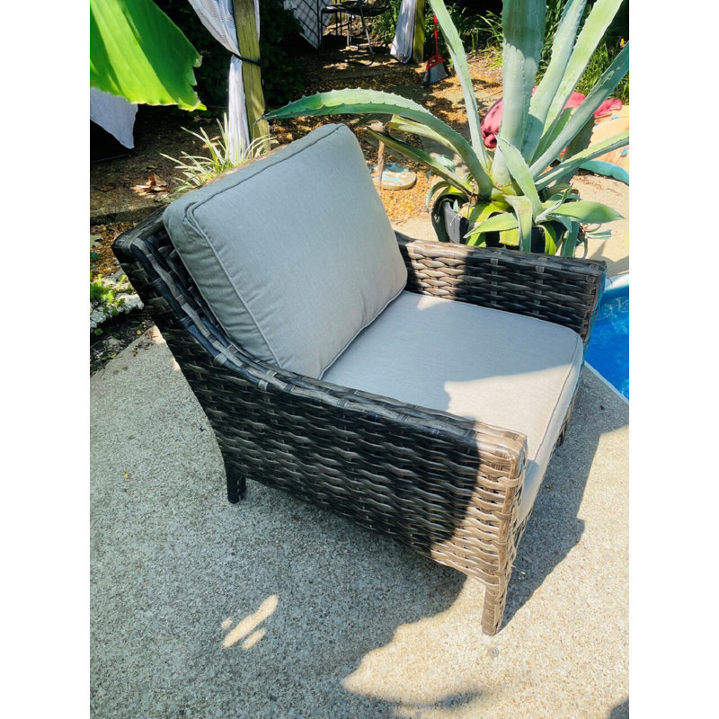 Chaise de patio avec coussins Angeliki-Electra