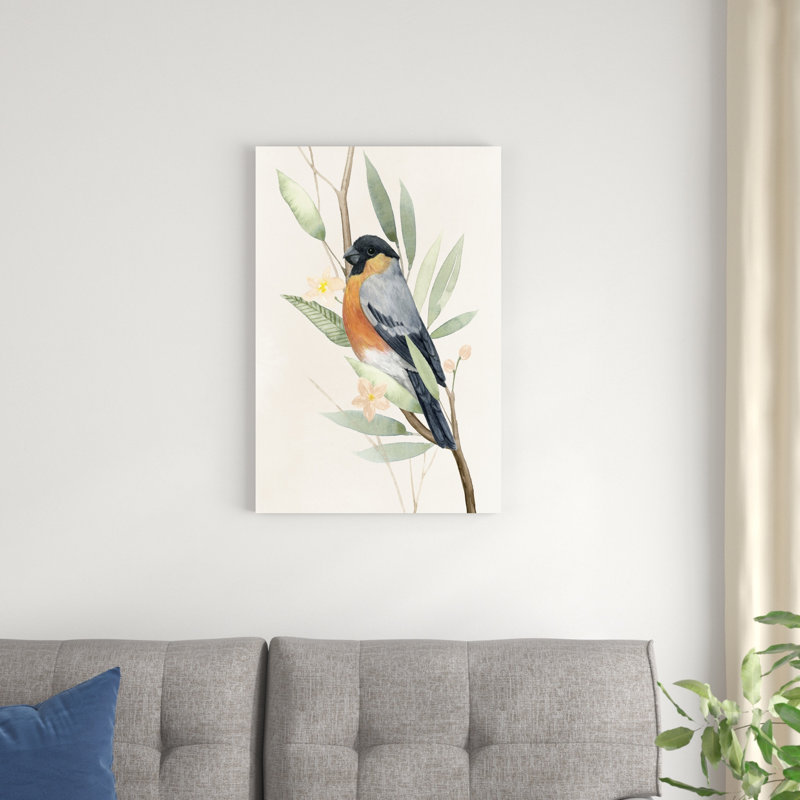 «Tree Toppers I» par Grace Popp - peinture sur toile tendue, H 30 po x l 20 po