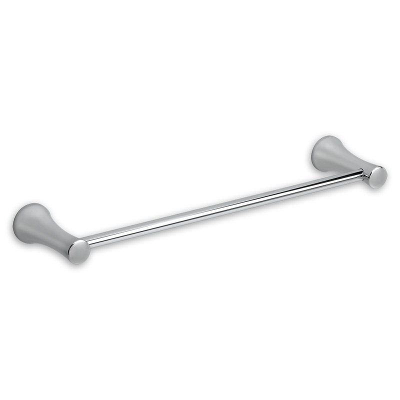 C Series Concealed Wall Mounted Towel Bar, Chrome, 2" H x 23" W x 5" D