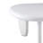 White High Gloss End Table
