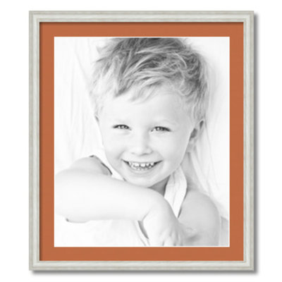 Wood Matte Picture Frame with Mat