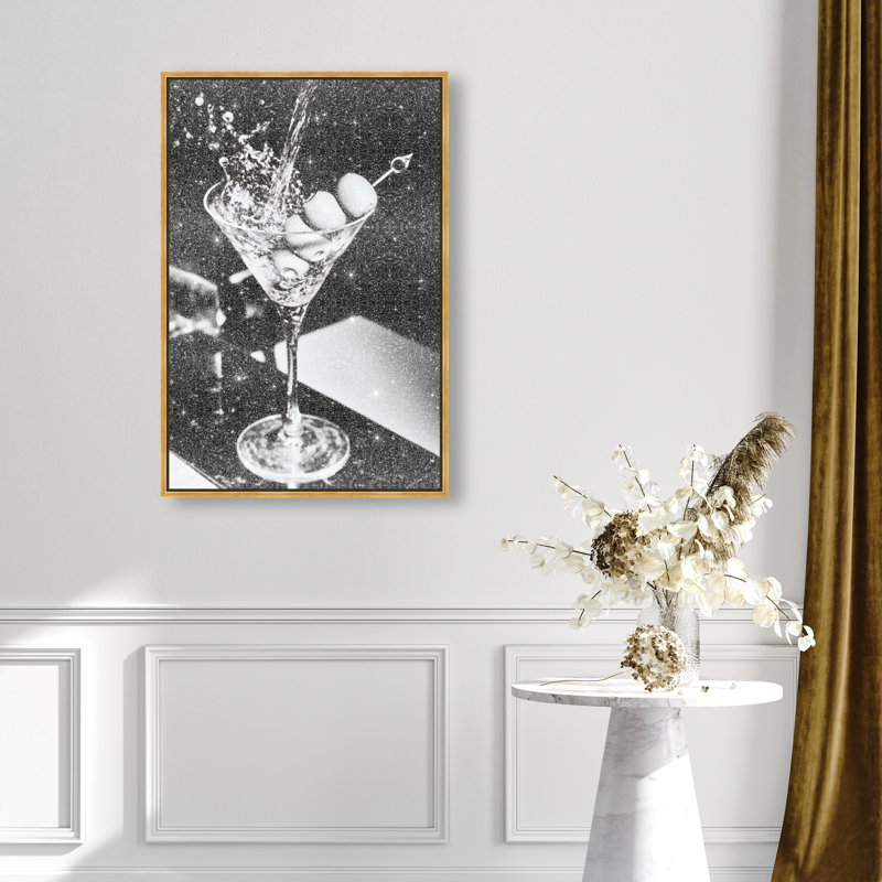 Chill Time III Print by Oliver Gal, 16"H x 11"W, Gold Floater Frame