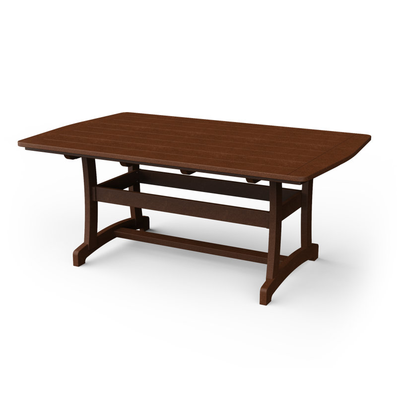 Table de salle à manger Stella, Brun Tudor, H 30 po x l 71,5 po x P 45 po
