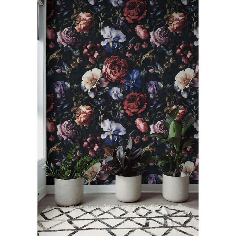 Papier peint floral Moody Garden
