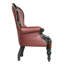 Fauteuil victorien en similicuir
