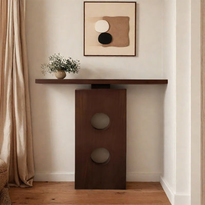 Wabi-Sabi Style Creative Solid Pine Entryway Table