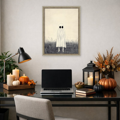 «Mysterious Ghost Child» par Andreas Magnusson, reproduction d'art sur toile encadrée