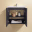 Meuble-lavabo simple mural 24 po 24 po