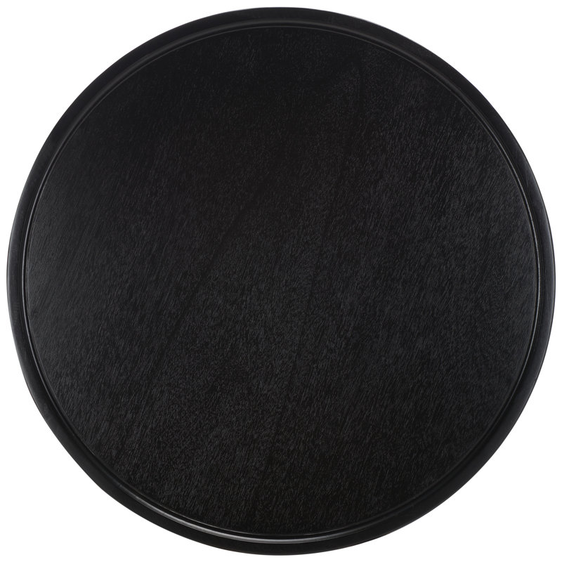 Acadia 46" Pedestal Dining Table, Black