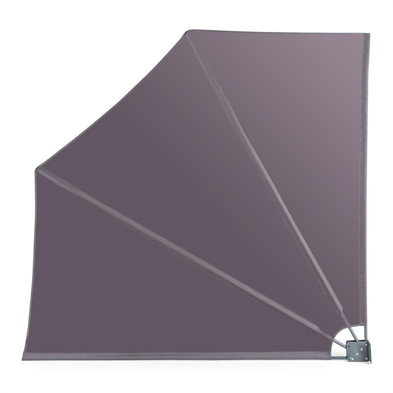 Blumfeldt 1.4cm W Grey Cover Retractable Side Awning