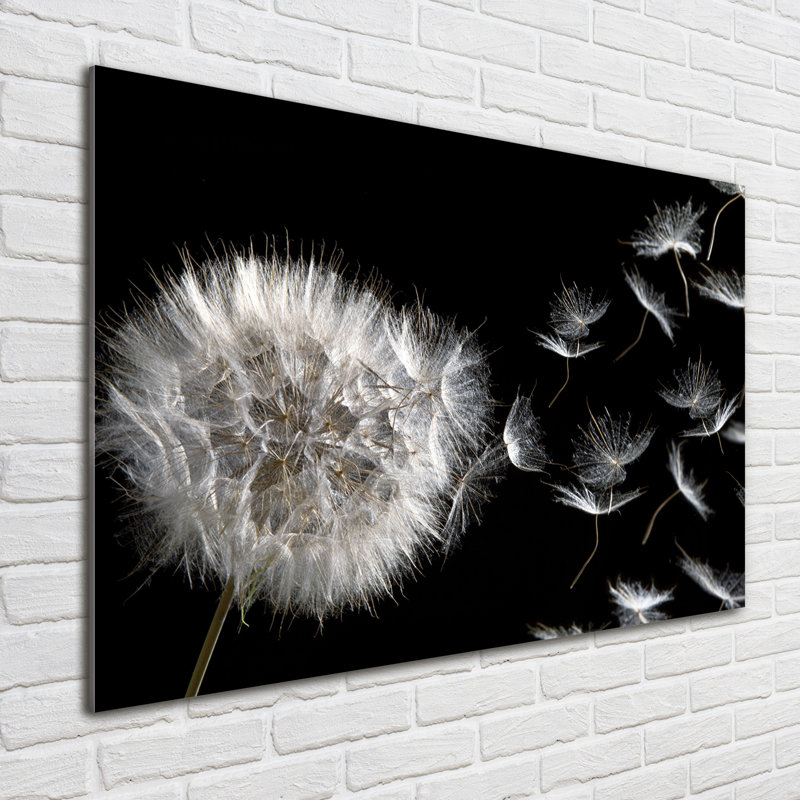 Dandelion - No Frame Print on Glass