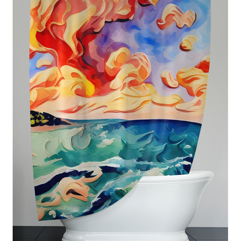 Rideau de douche Cobourn, H 72 po x l 70 po