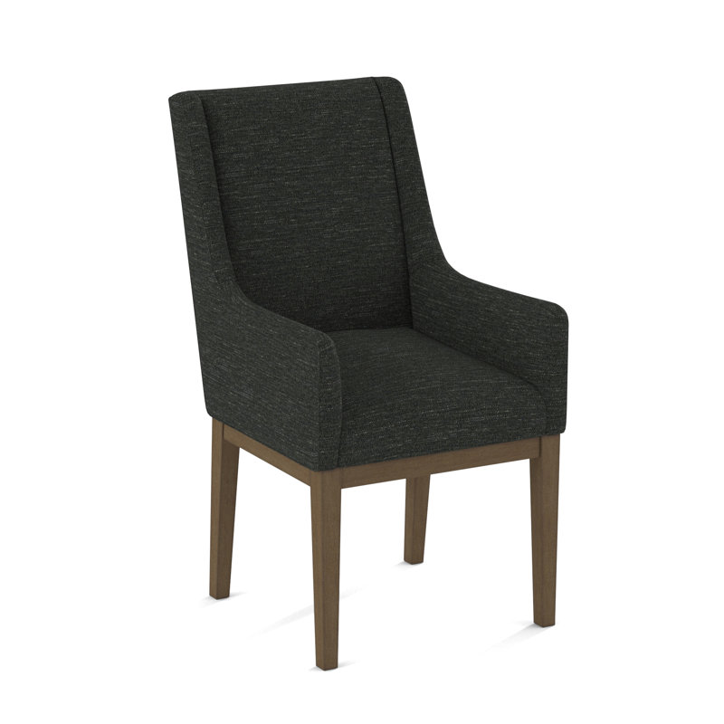 Upholstered Arm Chair, Rumor Dymond Dust, Weathered Gray
