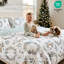 Ensemble de courtepointe réversible en microfibre Happy Holiday-186732457