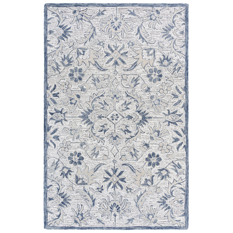 Metro 473 Hand Tufted 80% Wool; 20% Cotton Oriental Rug, Rectangle 8' x 10'