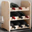 Solid Wood Floor Wine Bottle Rack Brown-487857831