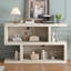 Table console étroite avec tablette ouverte-1613974376
