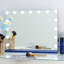 Miroir de maquillage avec éclairage tactile Kycia pour vestiaire et chambre à coucher, sur table ou mural-92863315