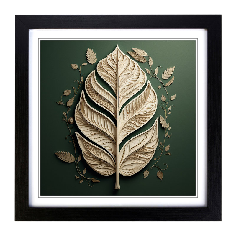 Single Picture Frame Print on Wood, Black Framed