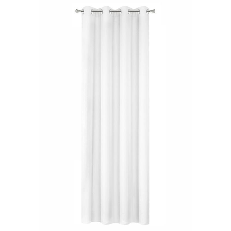 Rita 1 Eyelet Blackout Curtain, White