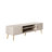Haley 70.9" Mid-Century Modern TV Stand for TVs up to 55" in White-2051278855
