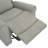 Becklin PU Leather Swivel Rocker Recliner with Massage & Heating-120922553