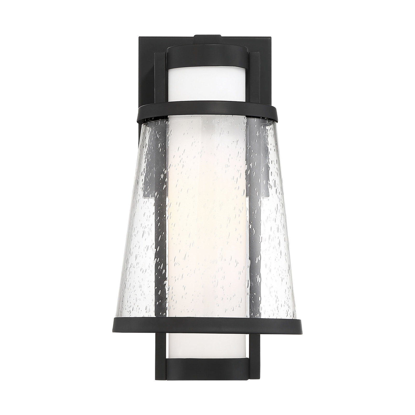 Ortega Outdoor Wall Lantern, 12.75" H x 7.38" W x 7.38" D
