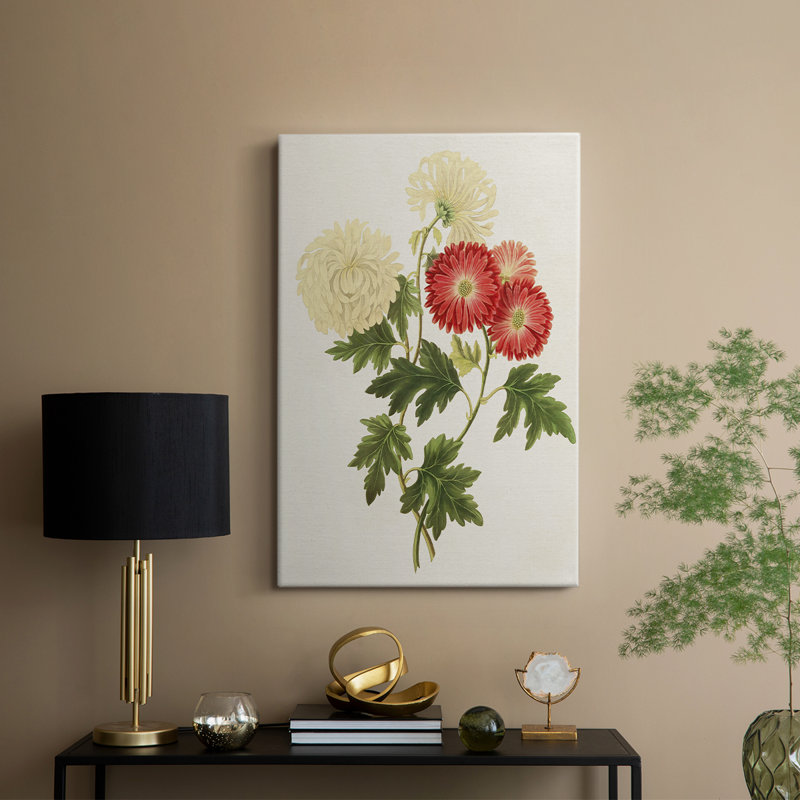 Fleurs des saisons I - galerie Cavas sur mesure, H 48 po x l 32 po