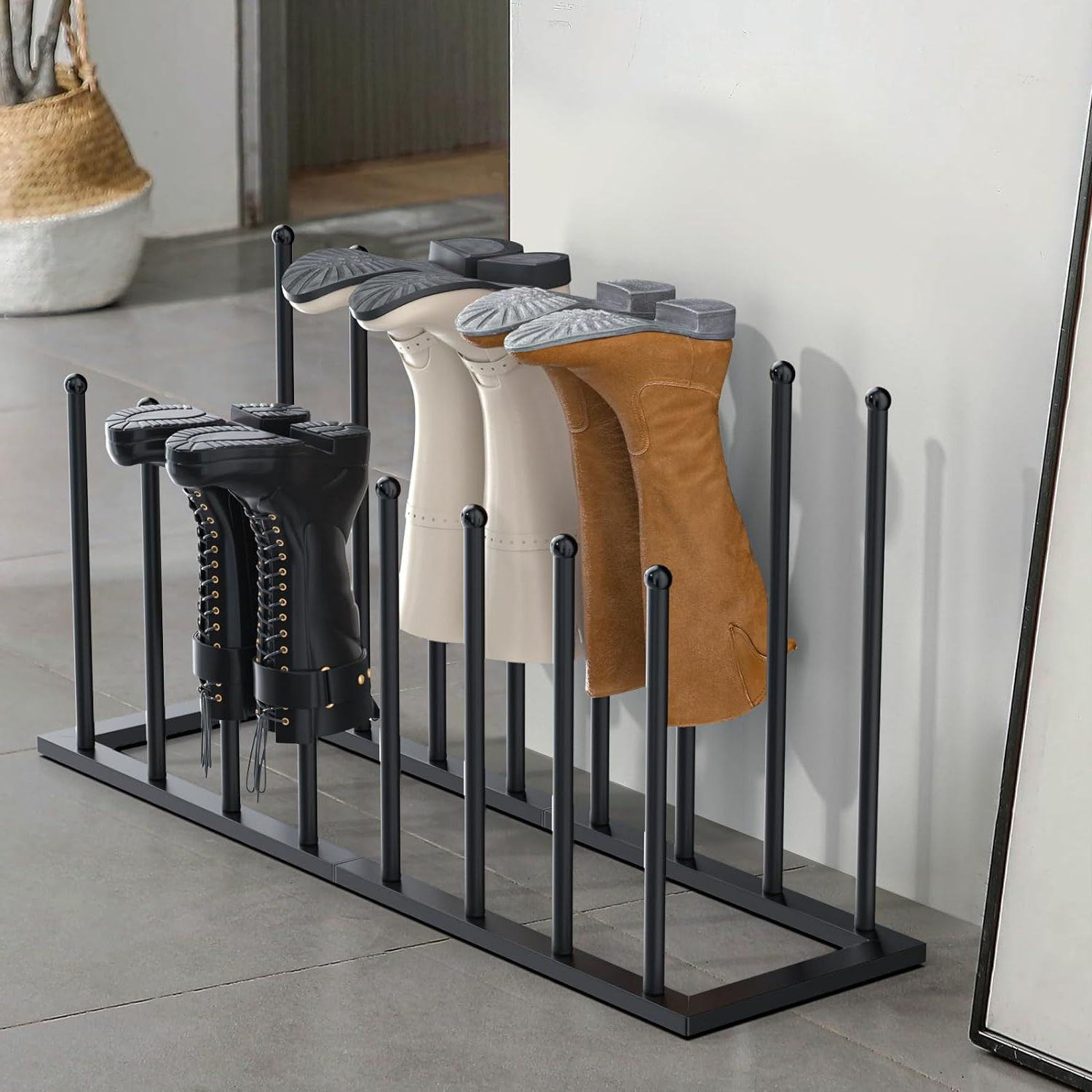 Rebrilliant 8 Pair Boot Storage | Wayfair