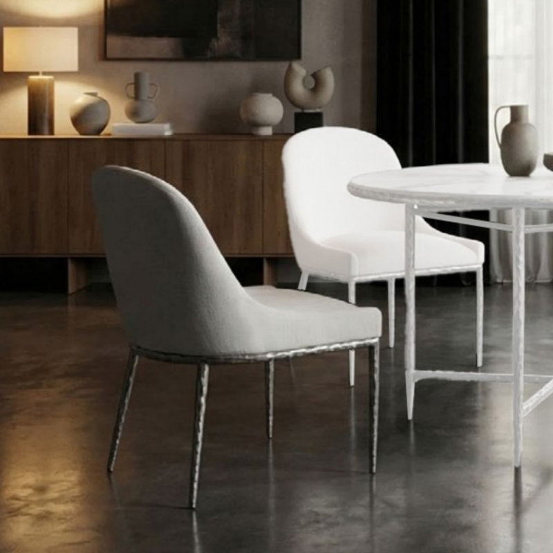 Chaise d'appoint Kathryn, Métal industriel