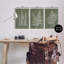 "Vintage Fern Silhouettes", ensemble de 3 plaques murales par Annie Lapoint-1120075758