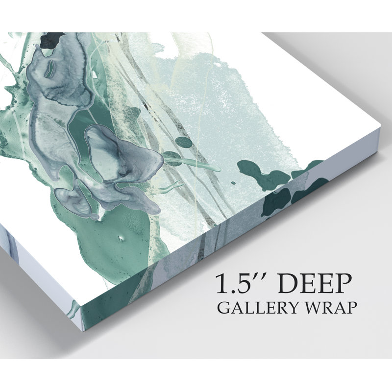 «Deep Splash II», reproduction d'art sur toile, H 12 po x l 8 po x P 1 po, Toile tendue
