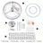 Makinlee Dimmable Crystal Tiered Chandelier-965955085-972069326-972069321