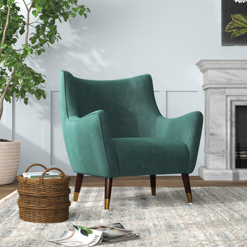 Fauteuil de 29 po de largeur Gillman, Vert émeraude