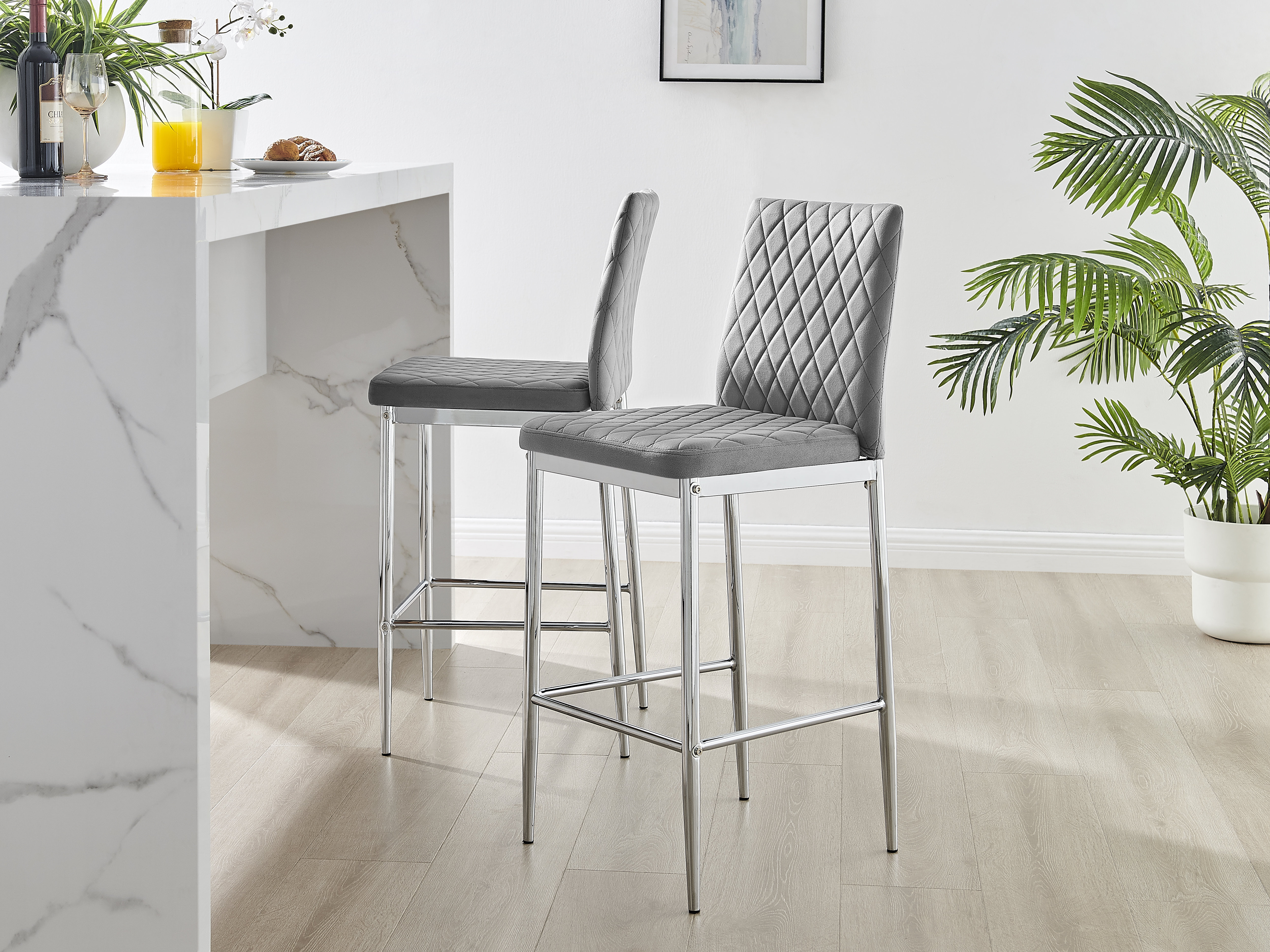 Kitchen Luxury Grey Bar Stools Fairmont Park Milton Luxury