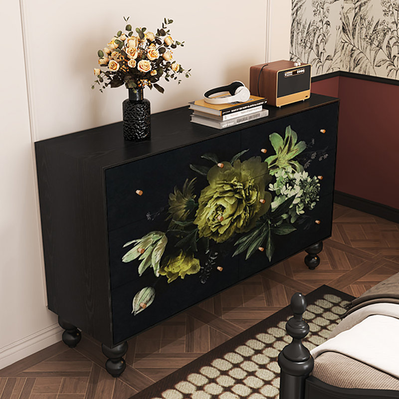 Unique Pattern Art Sideboard 53.1'' Sideboard