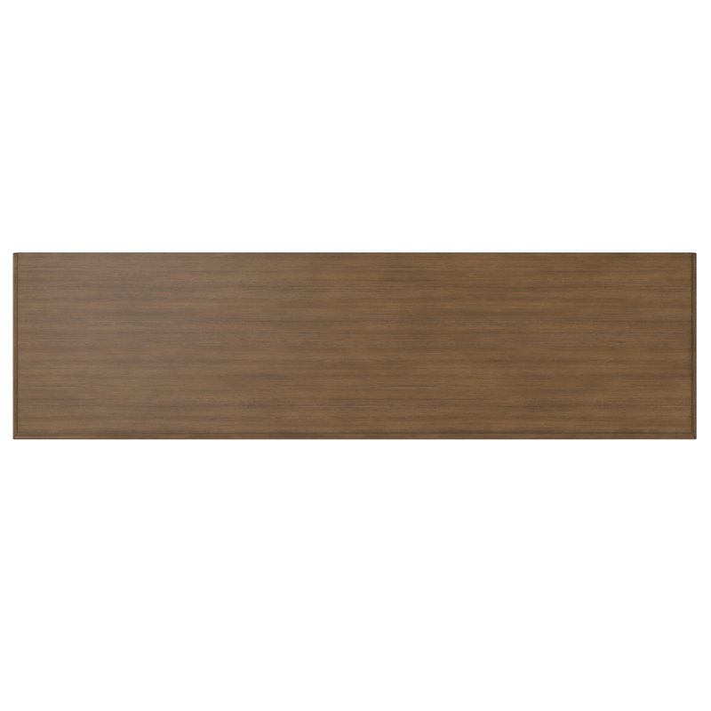 Connaught 67"W Solid Wood Traditional Large Sideboard Buffet Storage Cabinet With Drawers, Rustic Natural Aged Brown