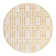 Tapis blanc contemporain Corando
