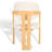 Granita Upholstered Back Arm Chair in White