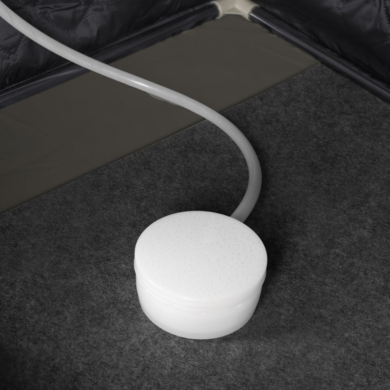 Sauna d'intérieur Cosvalve avec télécommande, Gris clair